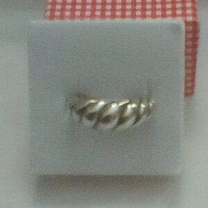 New Sterling Silver Dome Ring